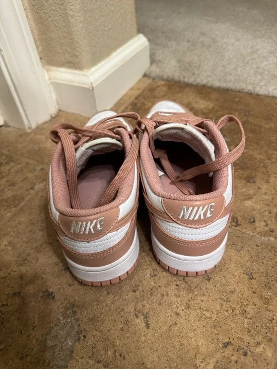 Nike Dunk Low in Tan and White - Picture 4 of 4